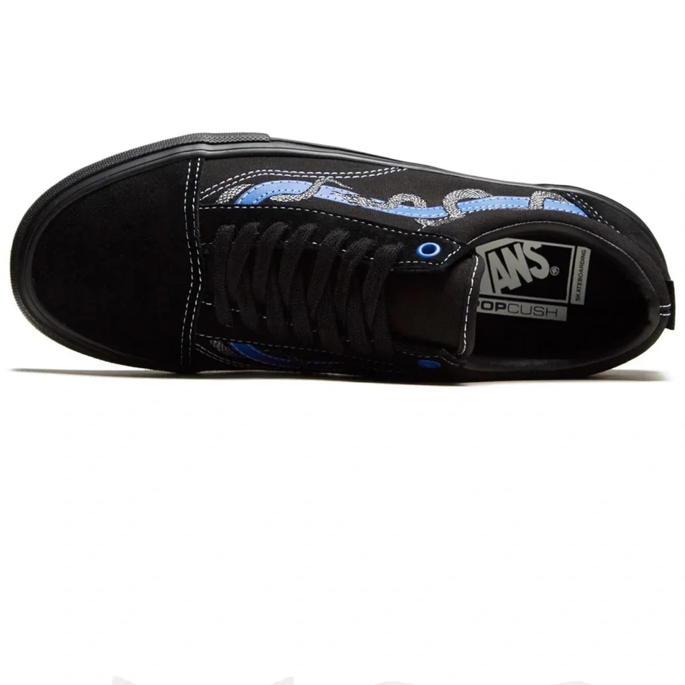 Vans Skate Old Skool Breana Geering Blue/Black with snake motif - Picture 2 of 11